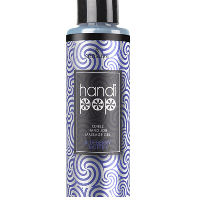 Sensuva Handipop Edible Handjob Massage Gel Blueberry Muffin
