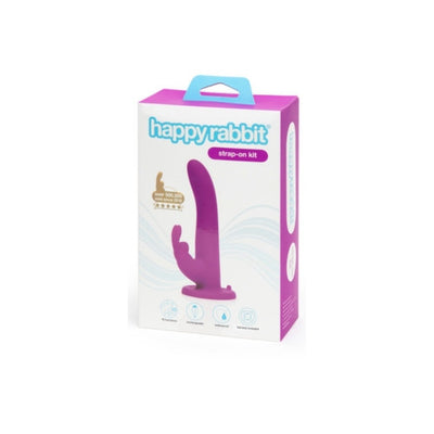Happy Rabbit Rechargeable Vibrating Strap On Harness Set