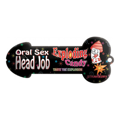 Hott Products Head Job Oral Sex Candy Strawberry Red