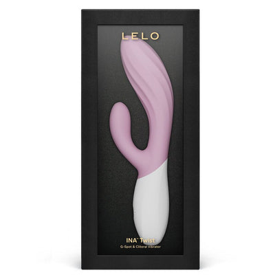 Lelo INA Twist Dual Action Vibrator - Colour: Soft Pink