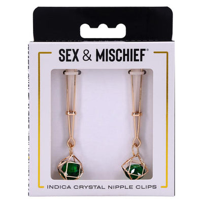 Sportsheets Indica Crystal Nipple Clips