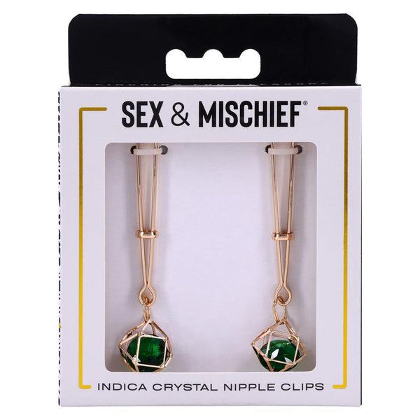 Sportsheets Indica Crystal Nipple Clips