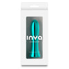 NS Novelties INYA Shimmer Metallic Steel Vibrator - Colour: Aqua