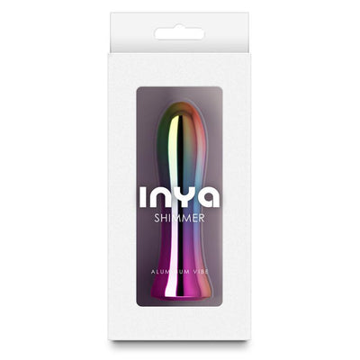 NS Novelties INYA Shimmer Metallic Steel Vibrator - Colour: Multicolor