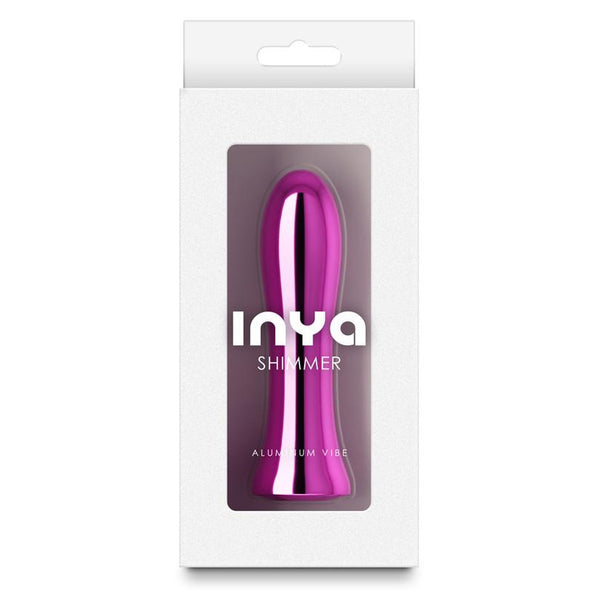 NS Novelties INYA Shimmer Metallic Steel Vibrator