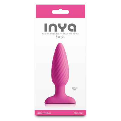 NS Novelties INYA Swirl Vibrating Anal Plug