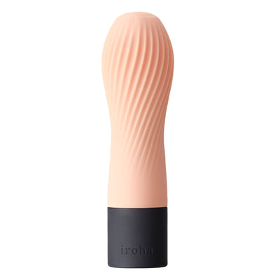 Tenga Iroha Zen Silicone Vibrator - Colour: Hanacha (peach)