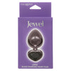 CalExotics Jewel Large Black Diamond Heart Plug