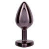CalExotics Jewel Large Black Diamond Heart Plug