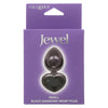 CalExotics Jewel Small Heart Plug 2.25 inch - Colour: Black Diamond