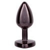 CalExotics Jewel Small Heart Plug 2.25 inch - Colour: Black Diamond