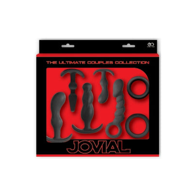 Excellent Power Jovial 7 Piece Beginner Anal and Cock Ring Set