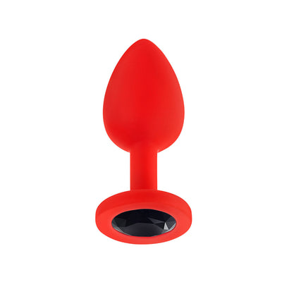Luv Inc Jeweled Large Plug with 3 Stones