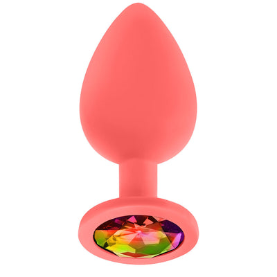 Luv Inc Jeweled Large Plug with 3 Stones