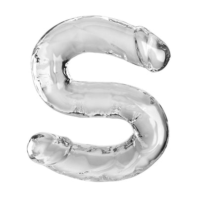 Pipedream King Cock Double Trouble Dildo - Colour: Clear