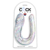 Pipedream King Cock Double Trouble Dildo - Colour: Clear | Size: Large