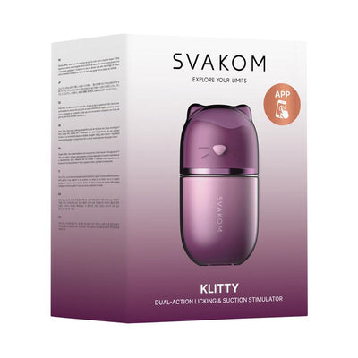 Svakom Klitty Dual-Action Licking and Suction Stimulator