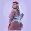 Lapdance Lingerie Lapdance 2pc Long Sleeve Crop Top and Panty Set Plus Size