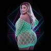 Lapdance Lingerie Lapdance Glow In The Dark Mini Dress - Queen - Size: Queen