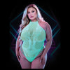 Lapdance Lingerie Lapdance Sheer Teddy - Colour: Glow In The Dark