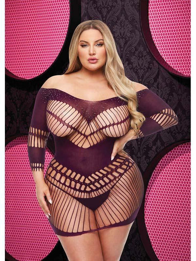 Lapdance Lingerie Bling Halter Dress - Queen