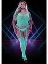 Lapdance Lingerie Lapdance Glow In The Dark Bodystocking - Queen