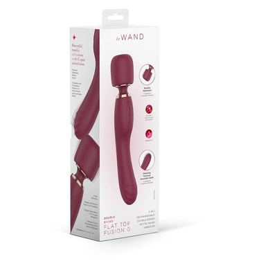 Le Wand Flat Top Fusion G Rechargeable Double Ended Petite Wand Vibrator