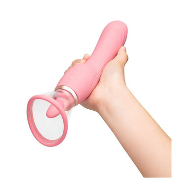 Le Wand Lick Rechargeable Double Ended Vibrator with Licking Tongue Stimulator