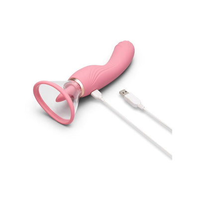 Le Wand Lick Rechargeable Double Ended Vibrator with Licking Tongue Stimulator