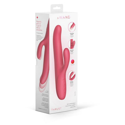 Le Wand Thrust Rechargeable Thrusting Rabbit Vibrator