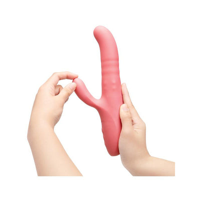 Le Wand Thrust Rechargeable Thrusting Rabbit Vibrator