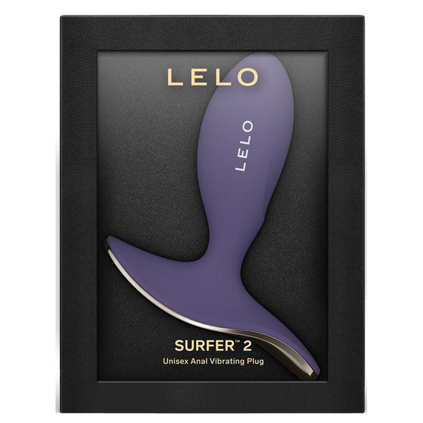 Lelo Surfer 2 Anal Vibrator - Colour: Cyber Purple