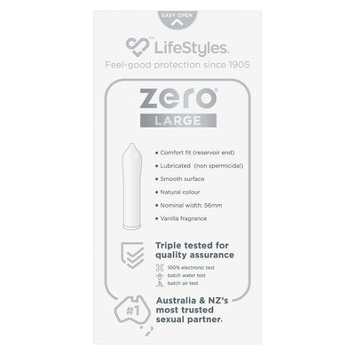 Lifestyles Healthcare Zero Uber Thin 10s Condoms