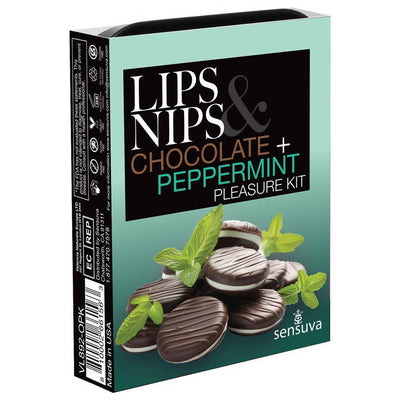 Sensuva Lips & Nips Chocolate Peppermint Pleasure Kit