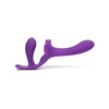 Together Lock-In Dual-Ended Vibrating Strap-On and Harness Set