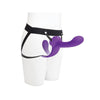 Together Lock-In Dual-Ended Vibrating Strap-On and Harness Set