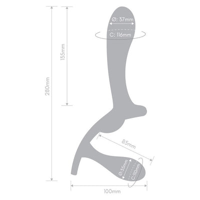 Together Lock-In Dual-Ended Vibrating Strap-On and Harness Set