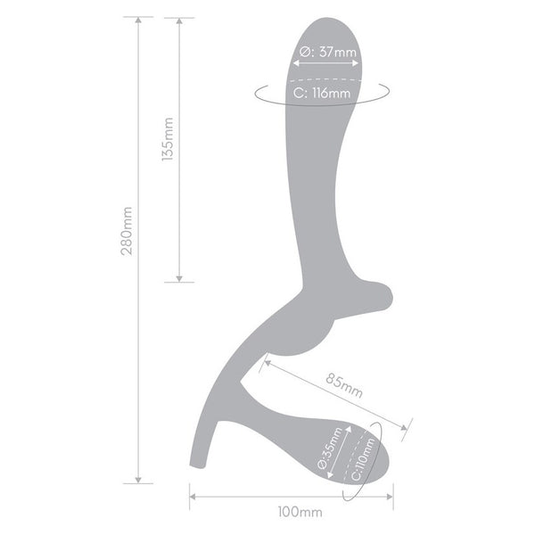Together Lock-In Dual-Ended Vibrating Strap-On and Harness Set
