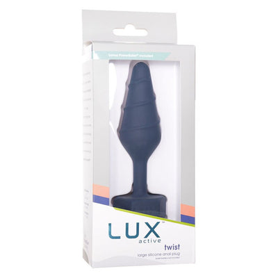 BMS Factory Lux Superior Male Stimulators Active Twist Large Silicone Anal Plug
