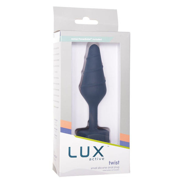 BMS Factory Lux Superior Male Stimulators Lux Active Twist Small Silicone Anal Plug