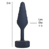 BMS Factory Lux Superior Male Stimulators Lux Active Twist Small Silicone Anal Plug