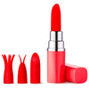 Luv Inc Lv57 Lipstick Vibrator with Interchangeable Silicone Heads