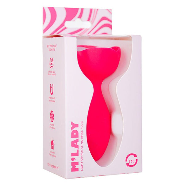 BMS Factory M-Lady Light Up Rotating Anal Plug