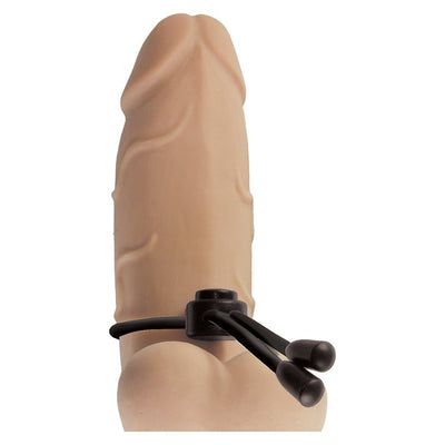 Nasstoys Mack Tuff Adjustable Silicone Cock Tie - Colour: Black