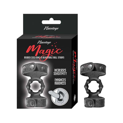 Nasstoys Magic Beaded Cock Ring and Adjustable Ball Straps