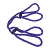 Doc Johnson Kink Merci Bind and Tie 6mm Hemp Wrist or Ankle Cuffs - Colour: Violet