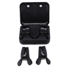 Doc Johnson Kink Merci Vibro Grippers Vibrating Nipple Clamps Rechargeable with Case