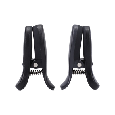 Doc Johnson Kink Merci Vibro Grippers Vibrating Nipple Clamps Rechargeable with Case