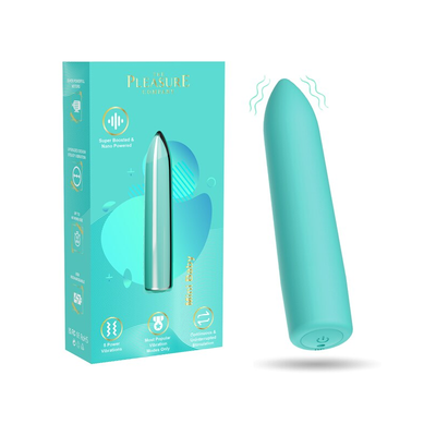 Full Circle The Pleasure Company Mini Baby 3.5 Inch Vibrator - Colour: Teal
