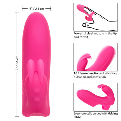 CalExotics Mini Marvels Silicone Marvelous Pleaser Finger Vibrator